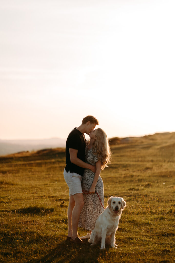sunset couples photography