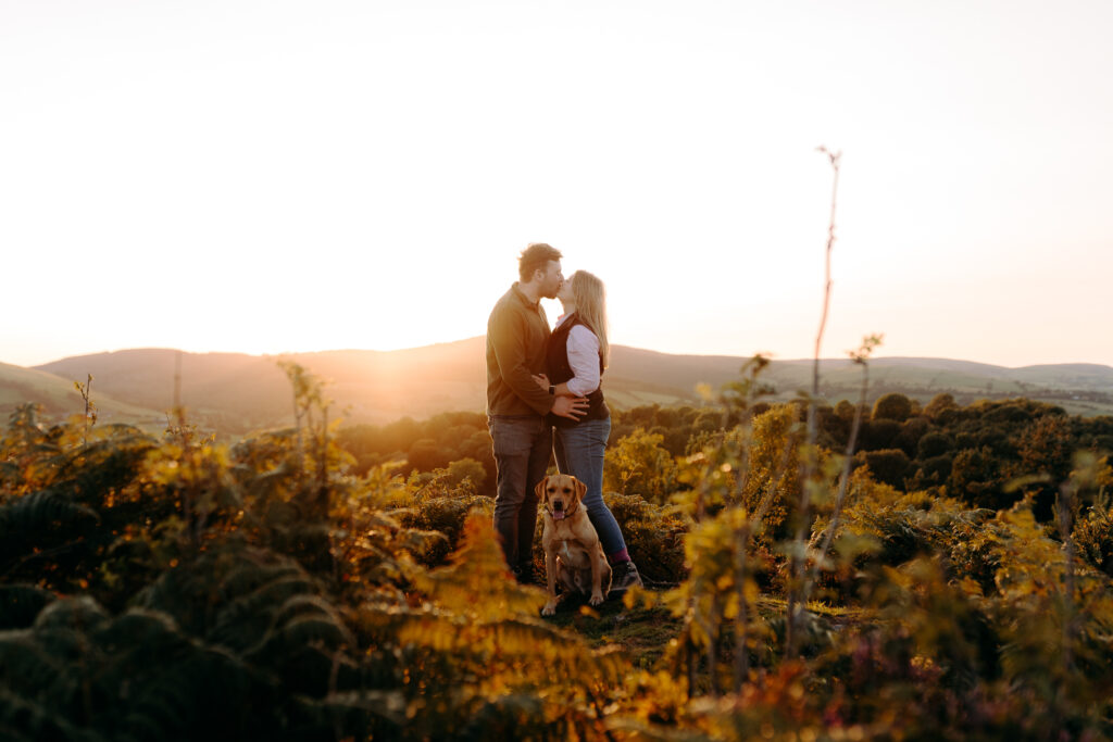natural pre wedding photoshoot, moel findeg