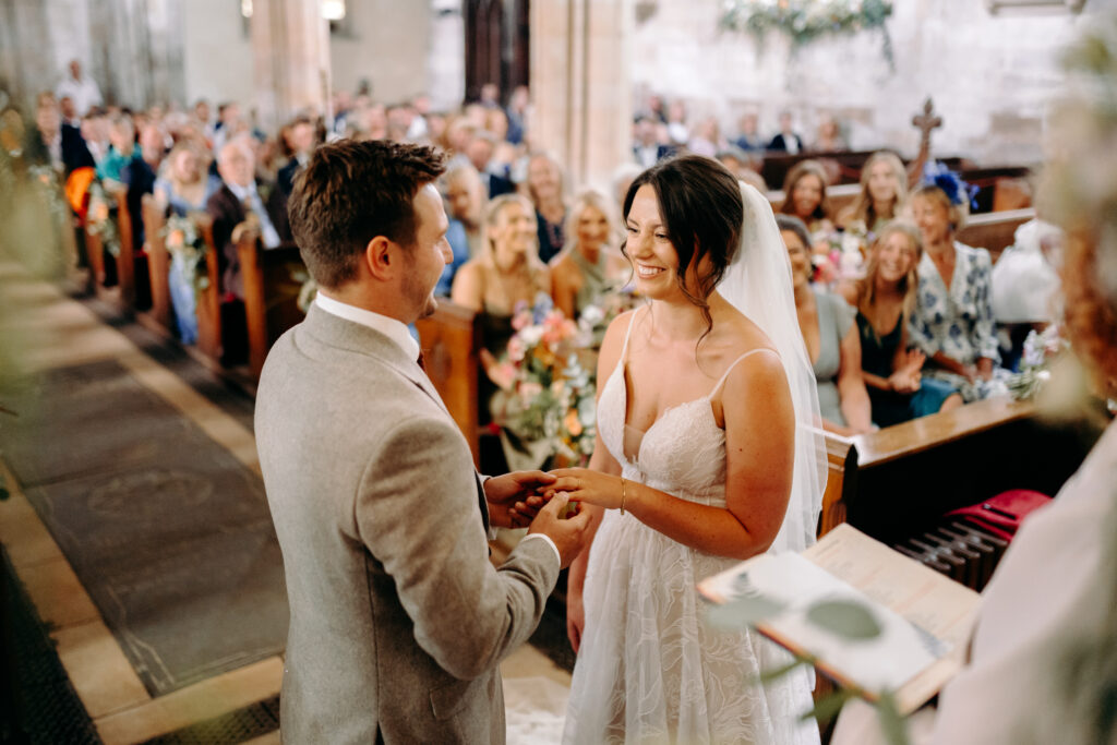 natural church wedding ceremony photography