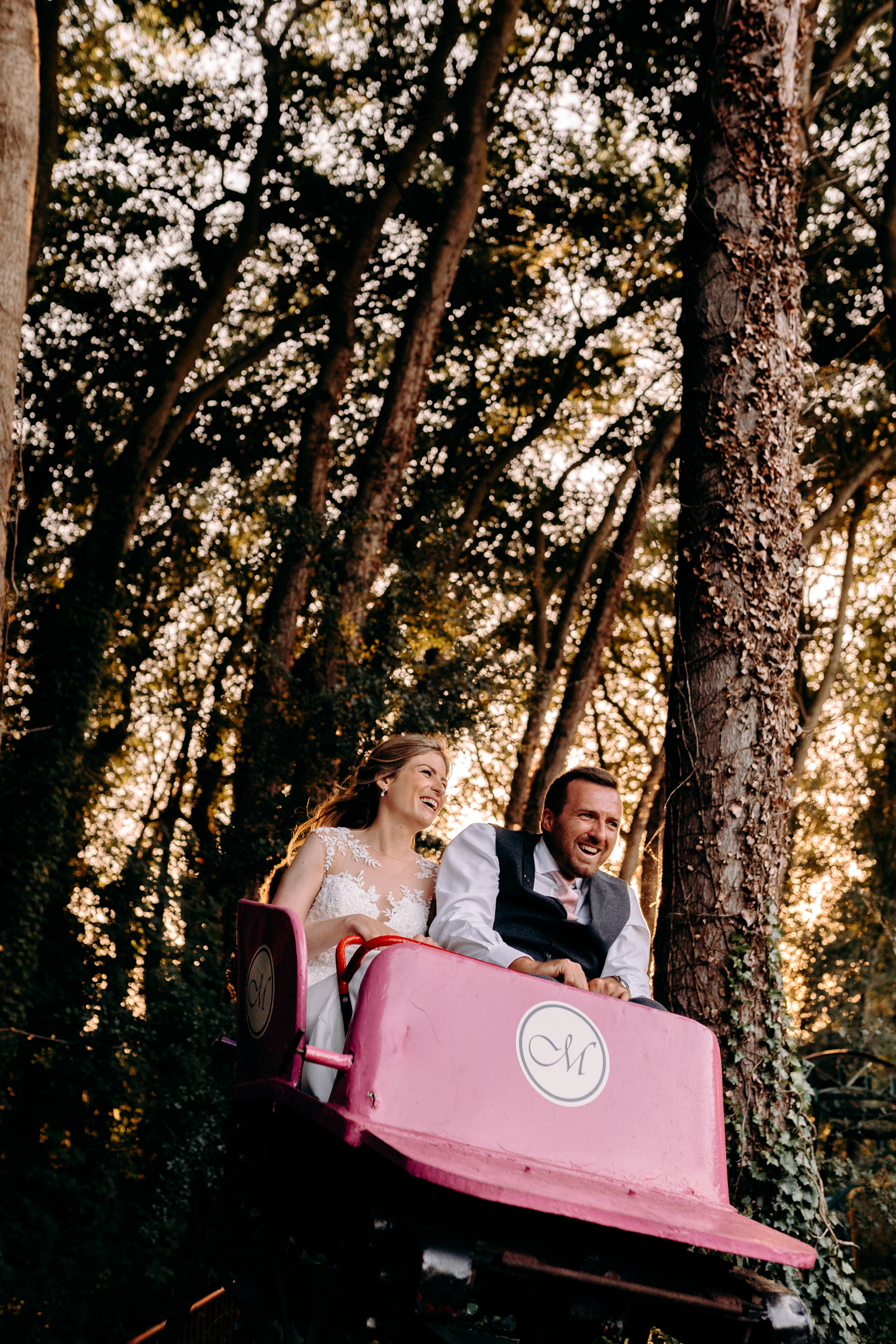 Funfair wedding in Kent. Marleybrook house wedding photographer