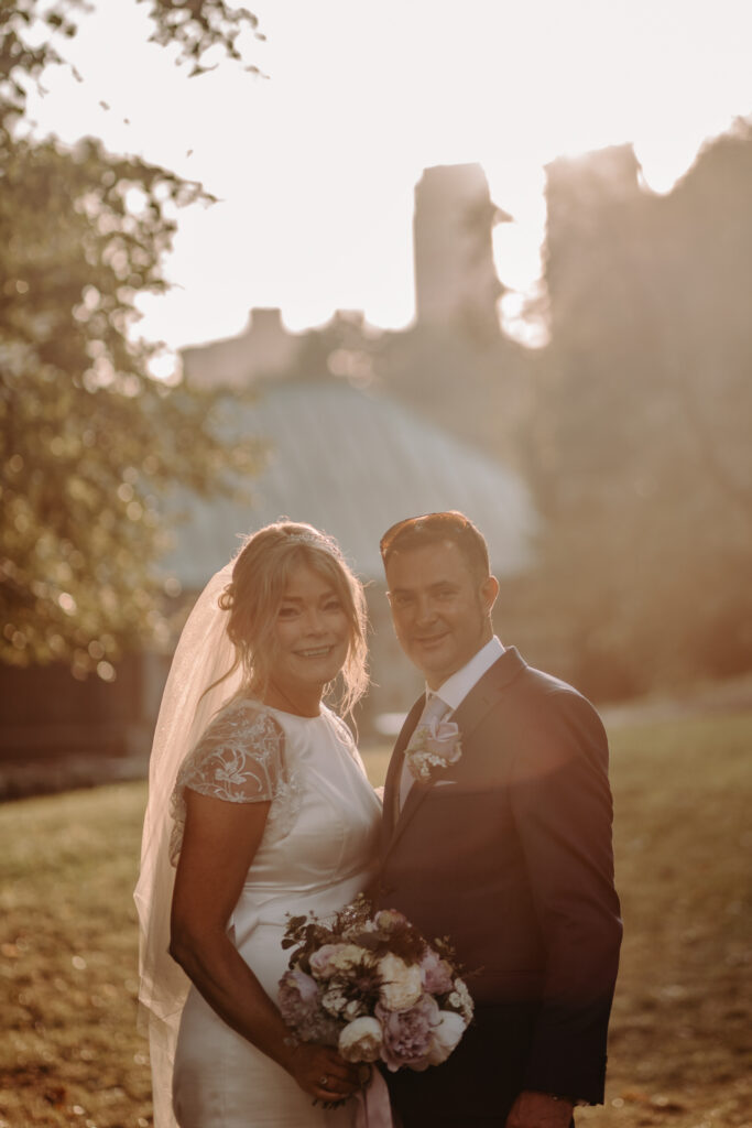 Married couple at sunset in New York