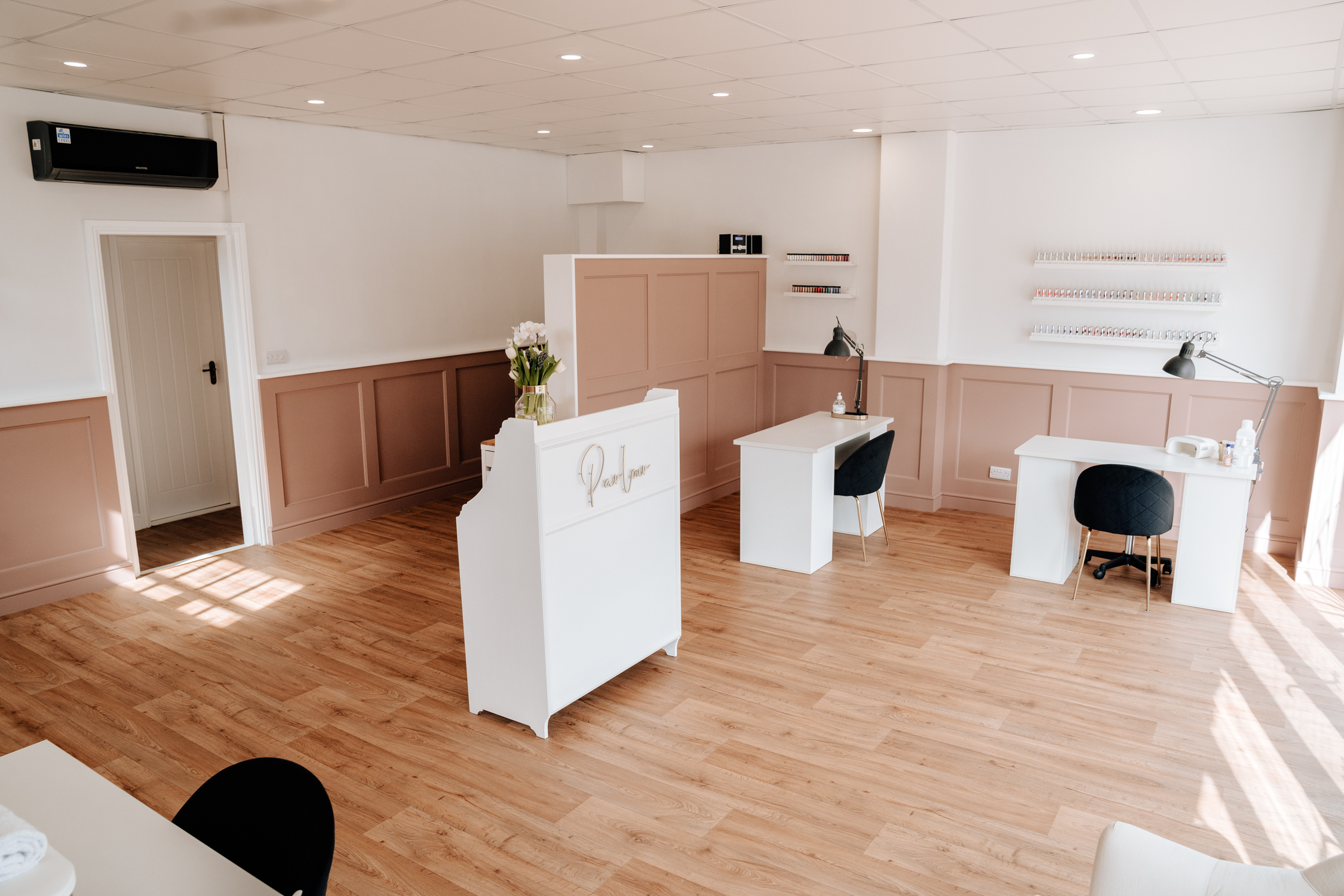 derby based beauty salon branding photography