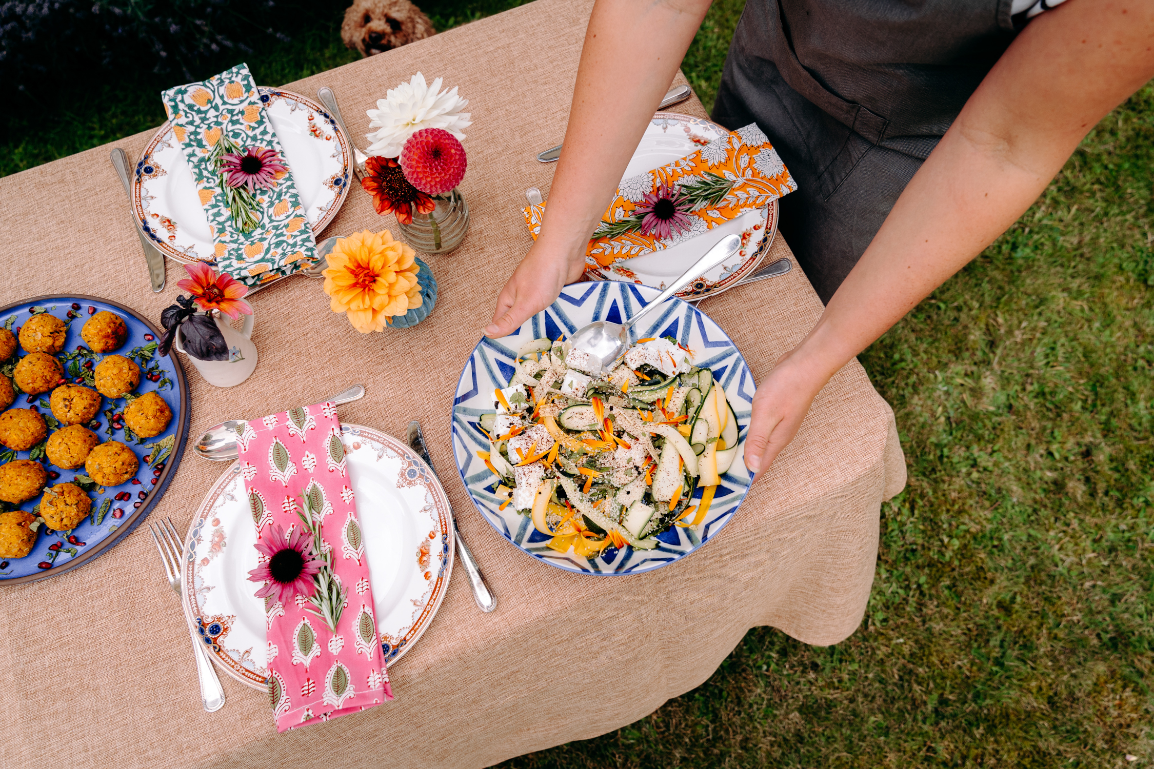 Lincolnshire female street food business, natural brand photography