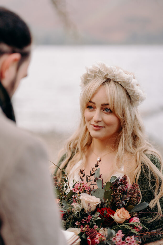 elopement wedding ceremony in the lake district, uk