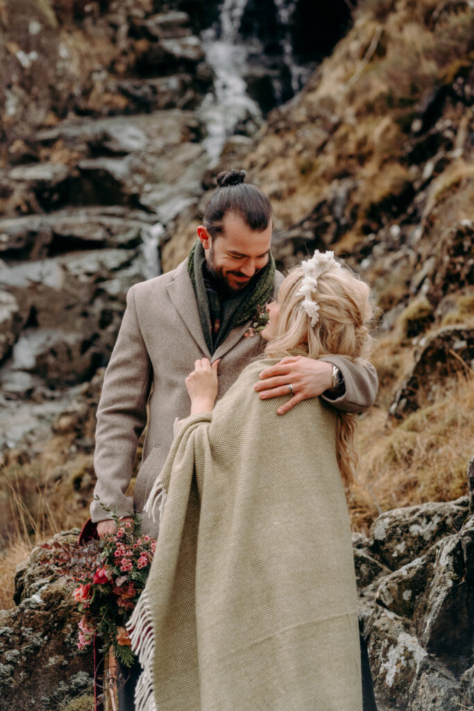 fun elopement adventure photography in the lake district