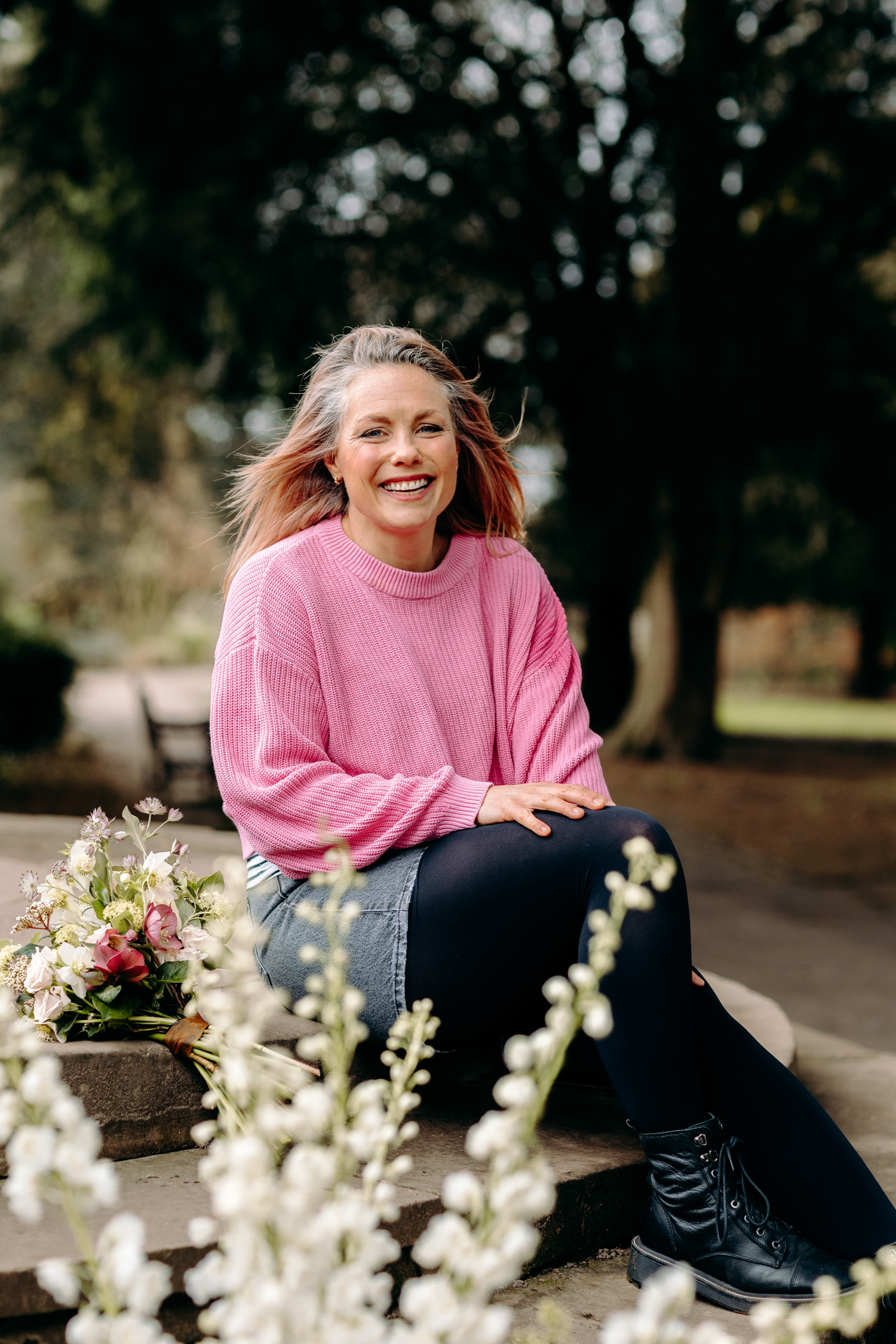 nottingham wedding florist, natural head shots