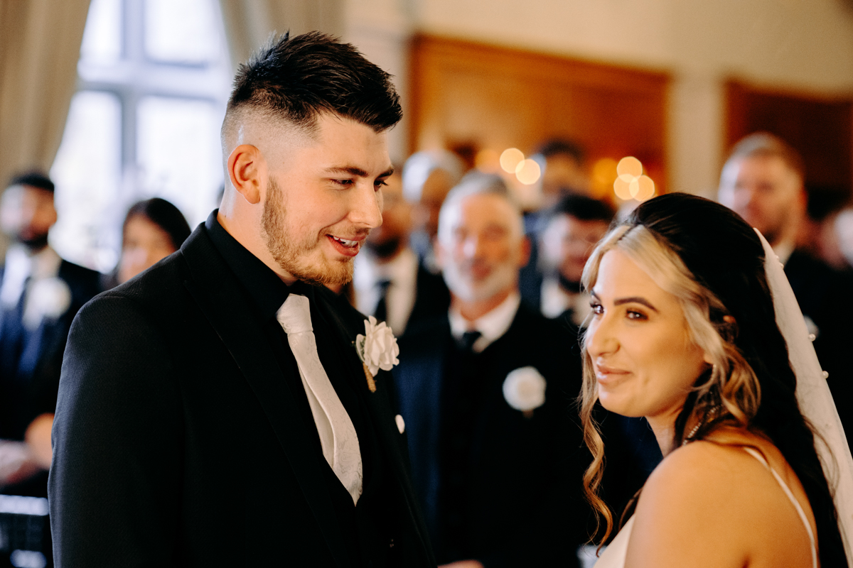 natural wedding photography at Autumn wedding at Peak District wedding venue, The Maynard