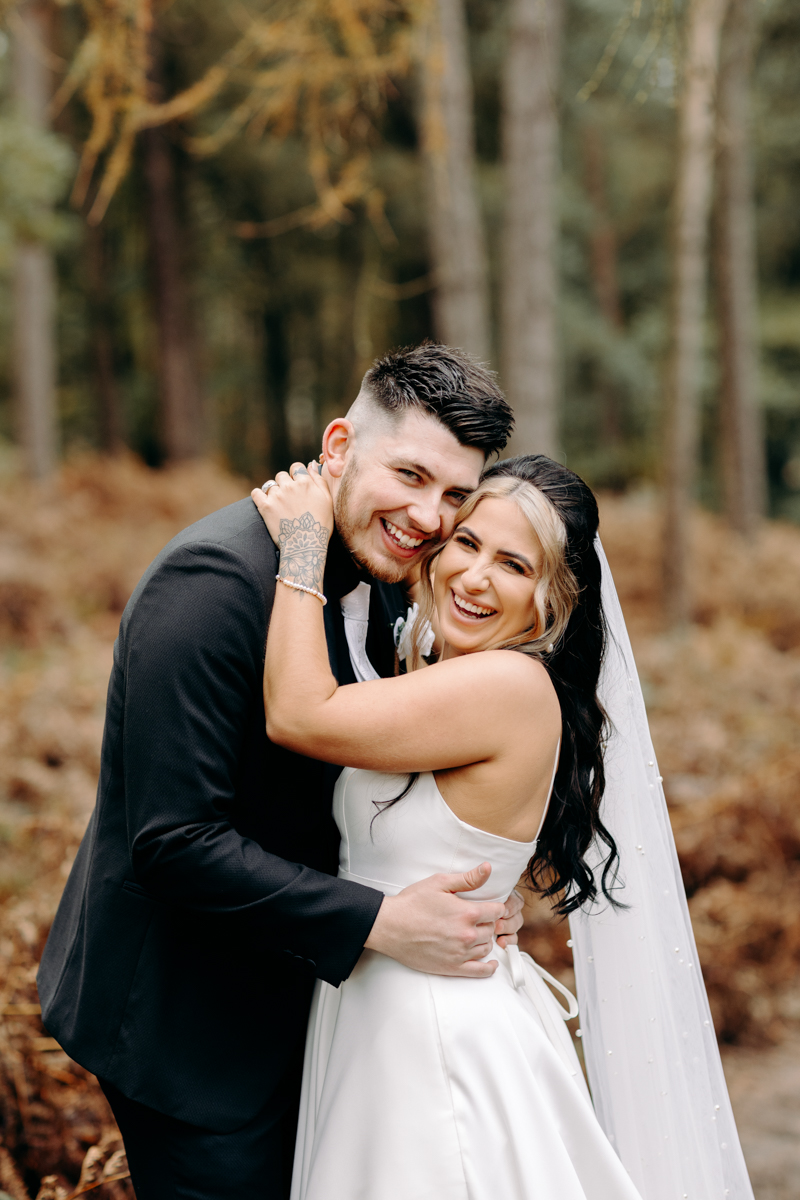 natural wedding photography at Autumn wedding at Peak District wedding venue, The Maynard