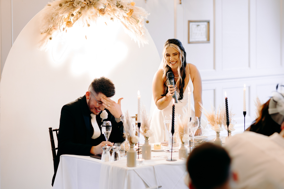 natural wedding photography at Autumn wedding at Peak District wedding venue, The Maynard