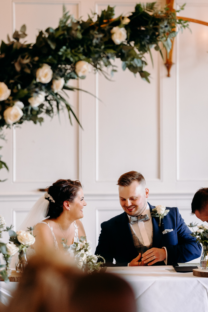 natural wedding photography at summer wedding at Peak District wedding venue, The Maynard