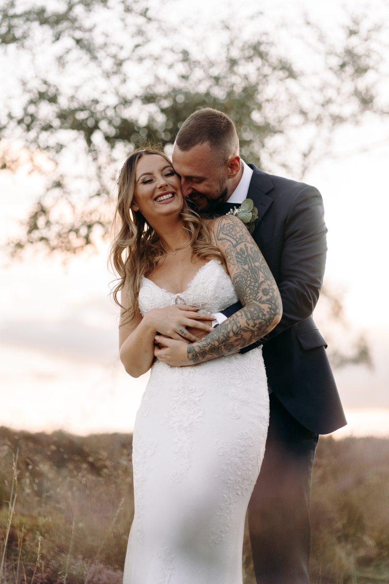 natural wedding photography at summer wedding at Peak District wedding venue, The Maynard