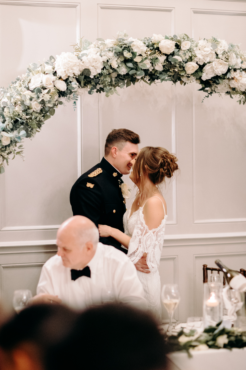 natural wedding photography at winter wedding at Peak District wedding venue, The Maynard