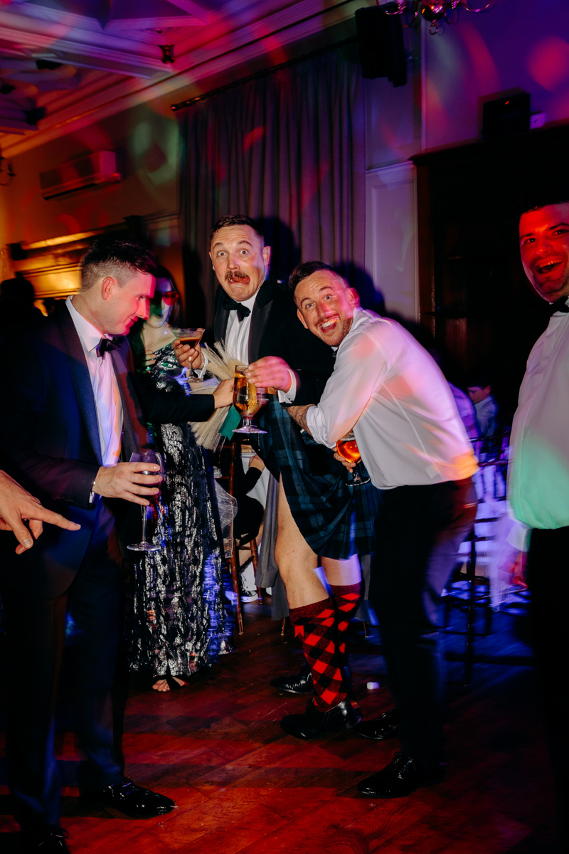 natural wedding photography at winter wedding at Peak District wedding venue, The Maynard