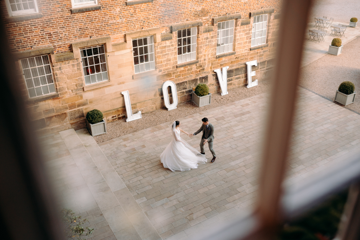 natural, candid wedding photography at autumn wedding at The West Mill, Derby wedding venue