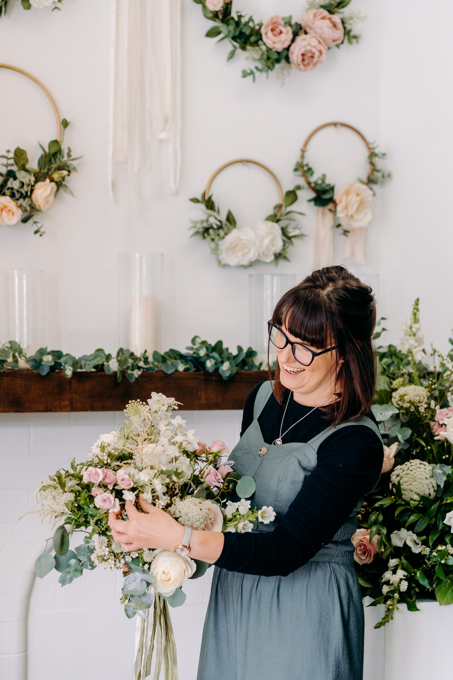 chesterfield based florist, natural branding photography