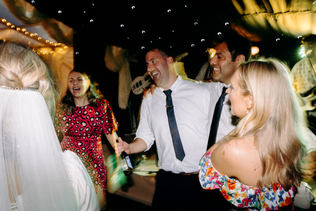 natural wedding photography at DIY marquee wedding in north wales
