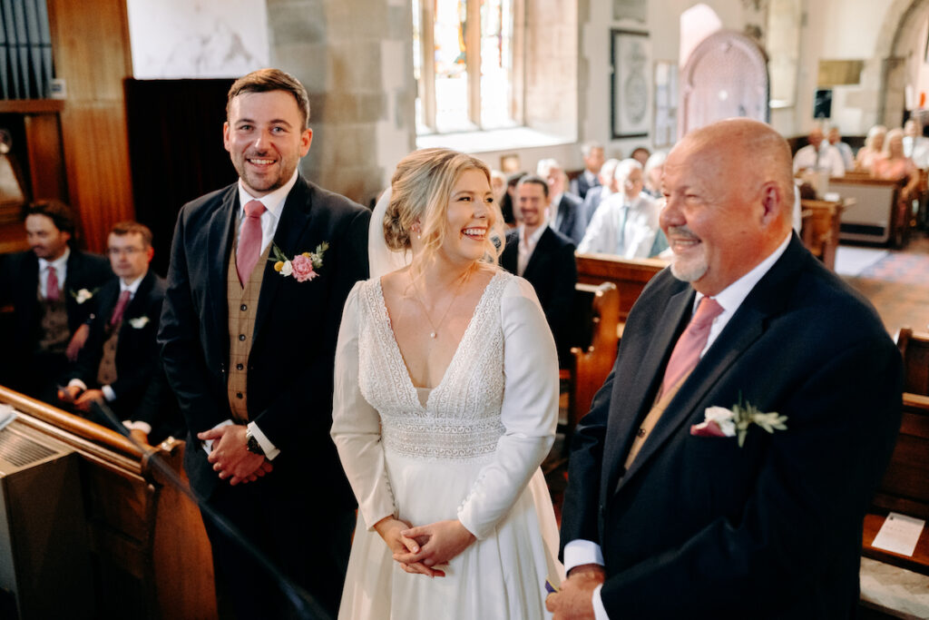 north wales church wedding ceremony