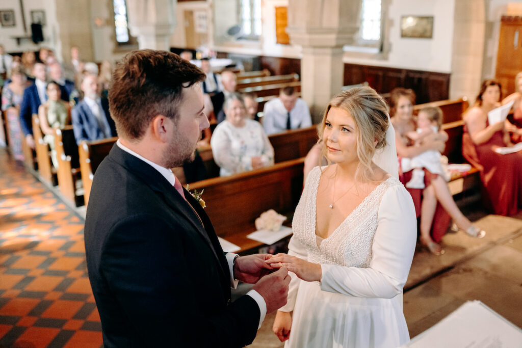 north wales church wedding ceremony