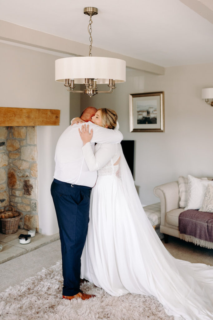 natural wedding photography at DIY marquee wedding in north wales