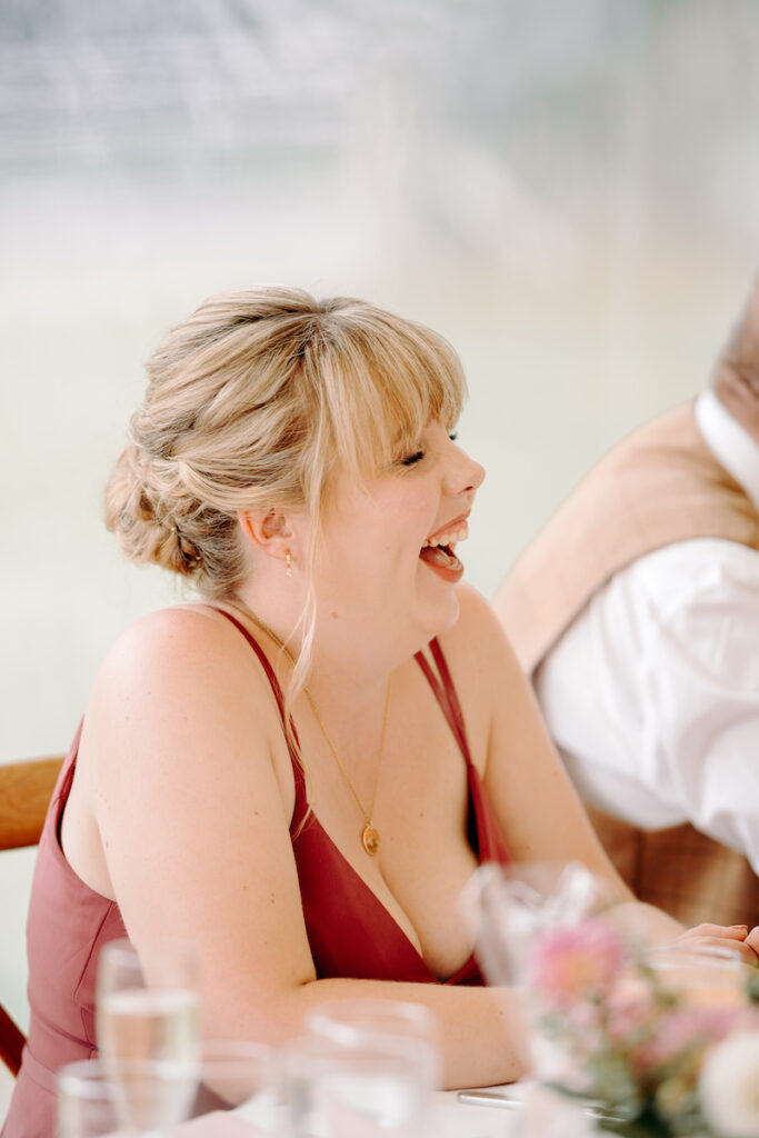 natural wedding photography at DIY marquee wedding in north wales