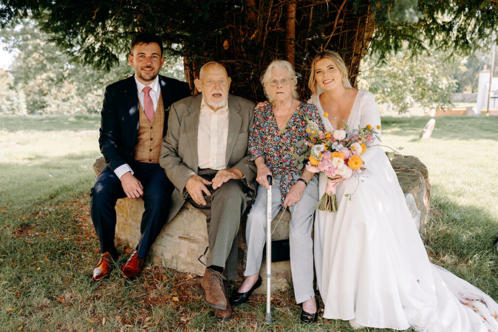 natural wedding photography at DIY marquee wedding in north wales