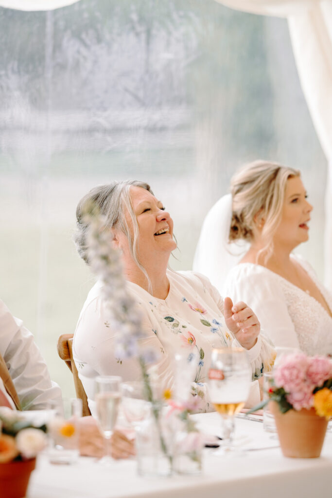 natural wedding photography at DIY marquee wedding in north wales