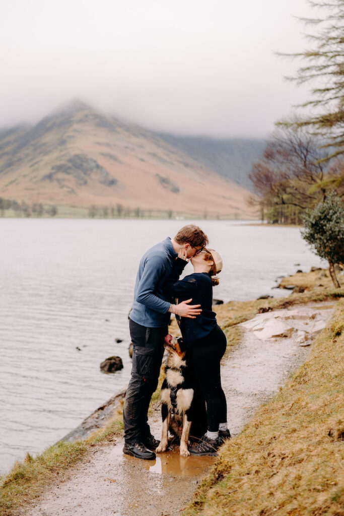 natural pre-wedding photography in lake district