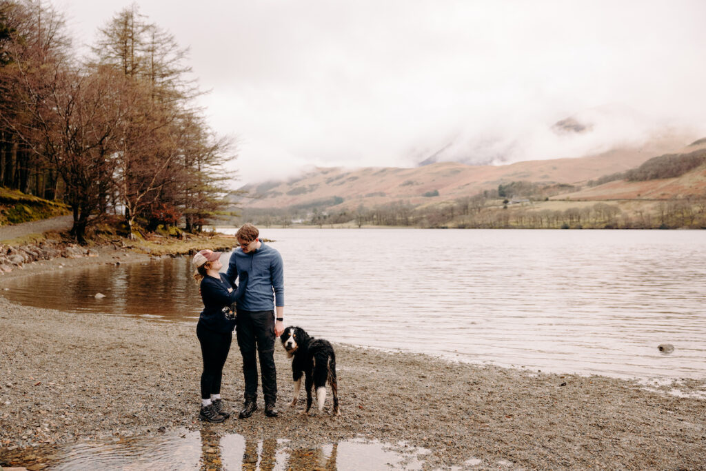 natural pre-wedding photography in lake district