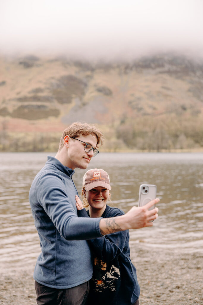 natural pre-wedding photography in lake district