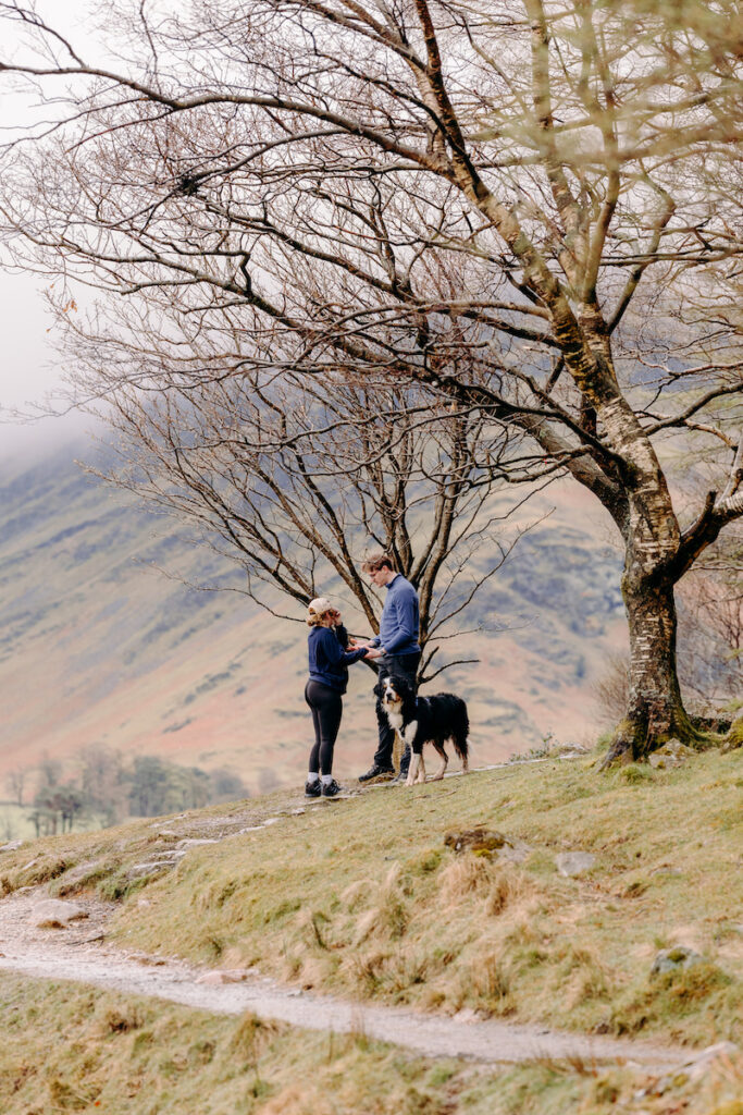secret lake district proposal photography
