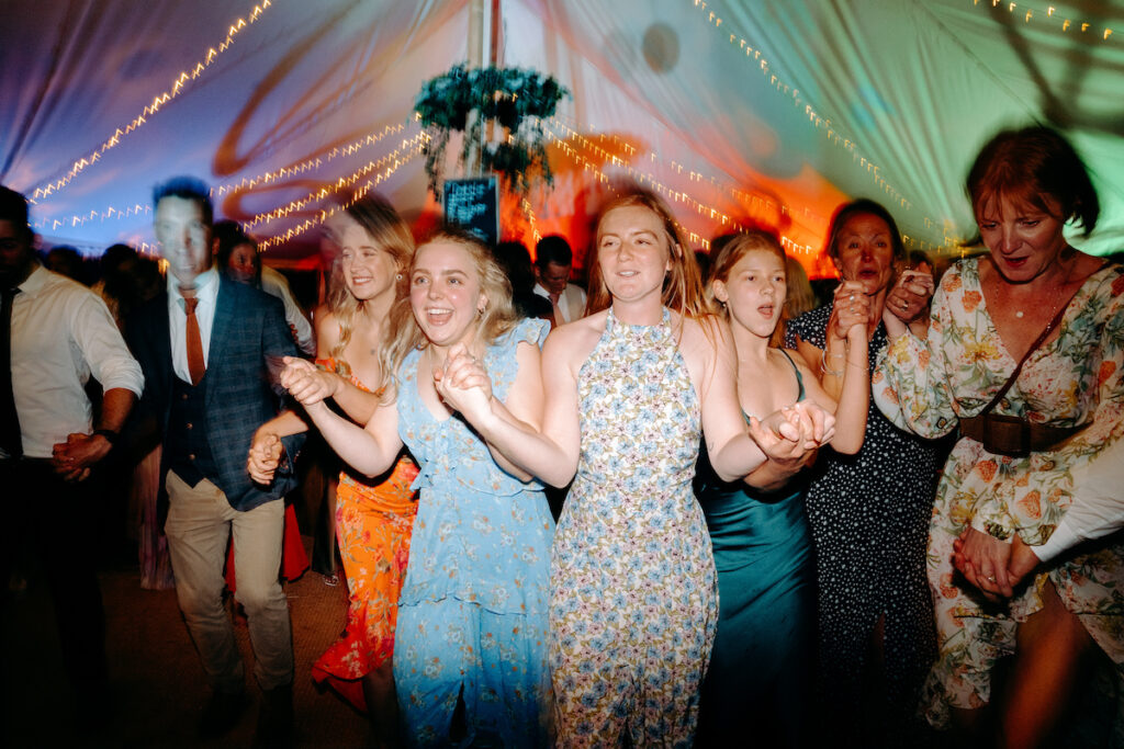fun wedding ceilidh dancefloor