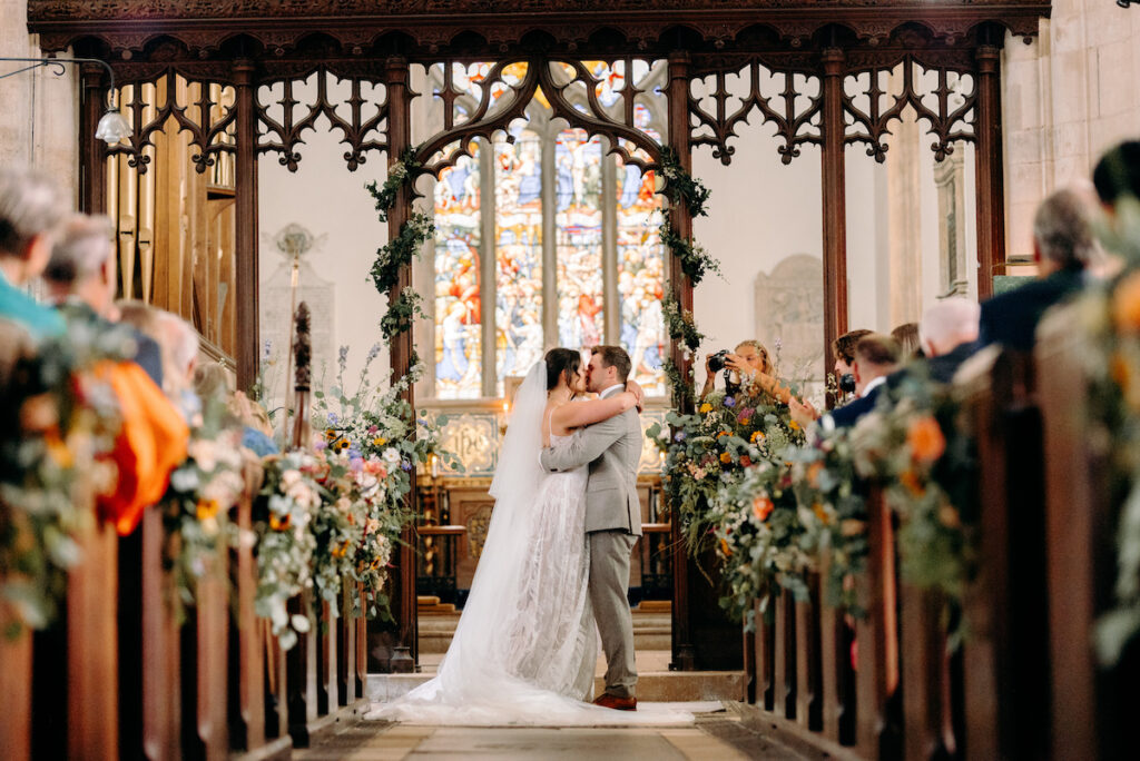church wedding photography in leadenham, lincolnshire