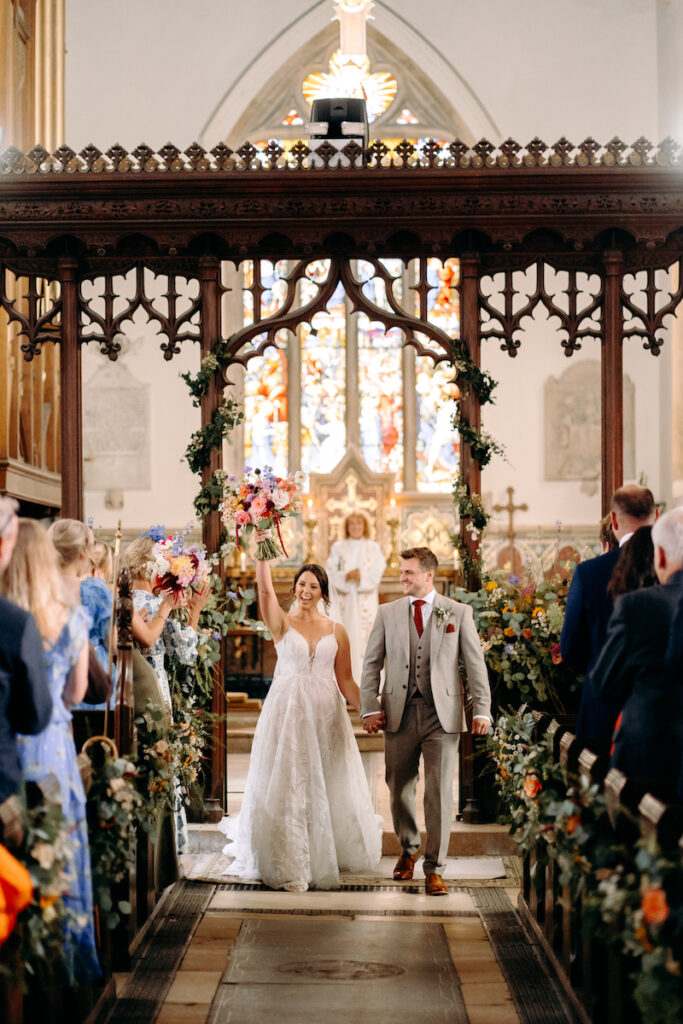 church wedding photography in leadenham, lincolnshire