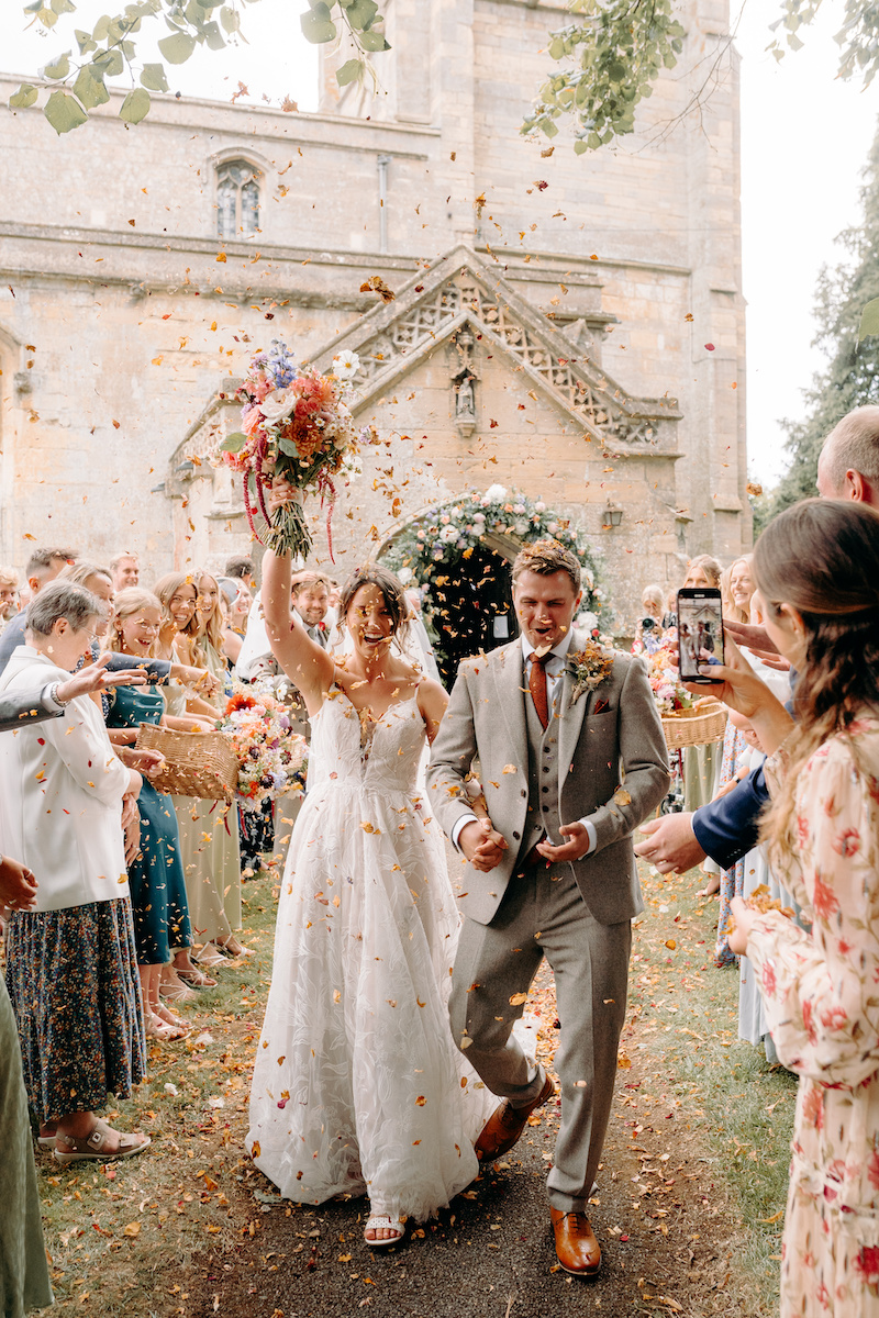 church wedding photography in leadenham, lincolnshire