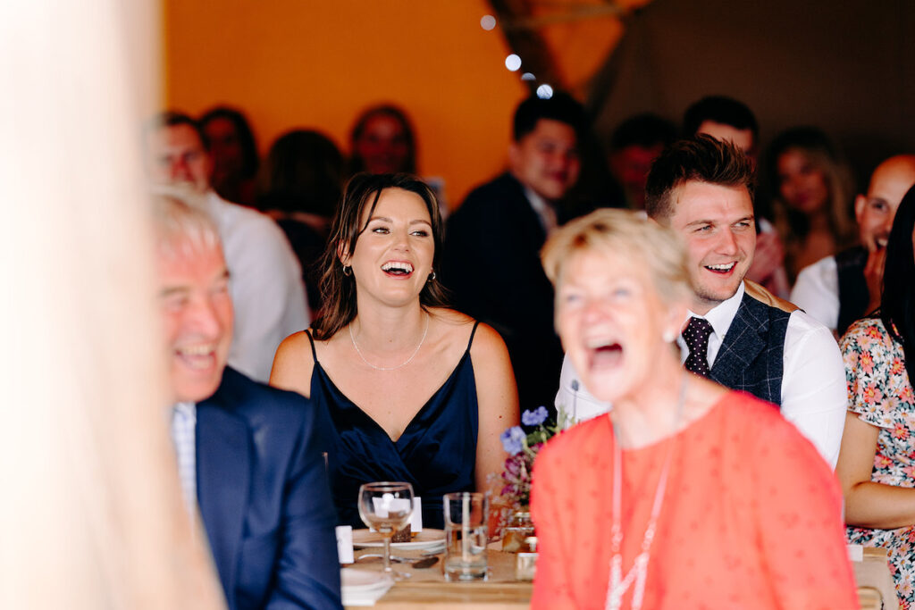 cute bride and groom meeting story