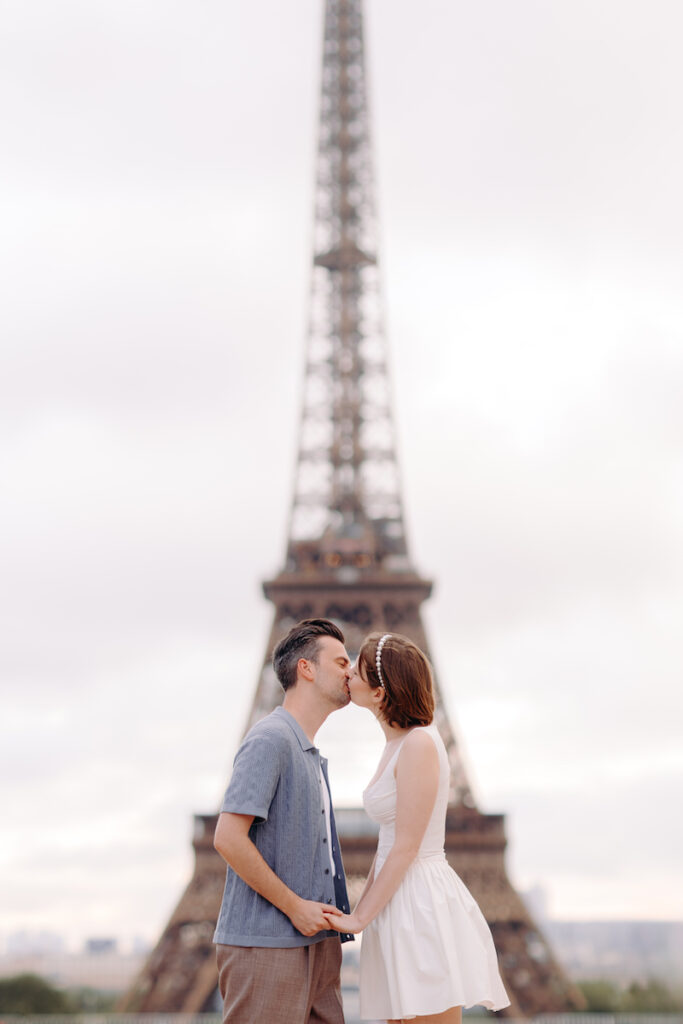Trocadero square engagement photoshoot