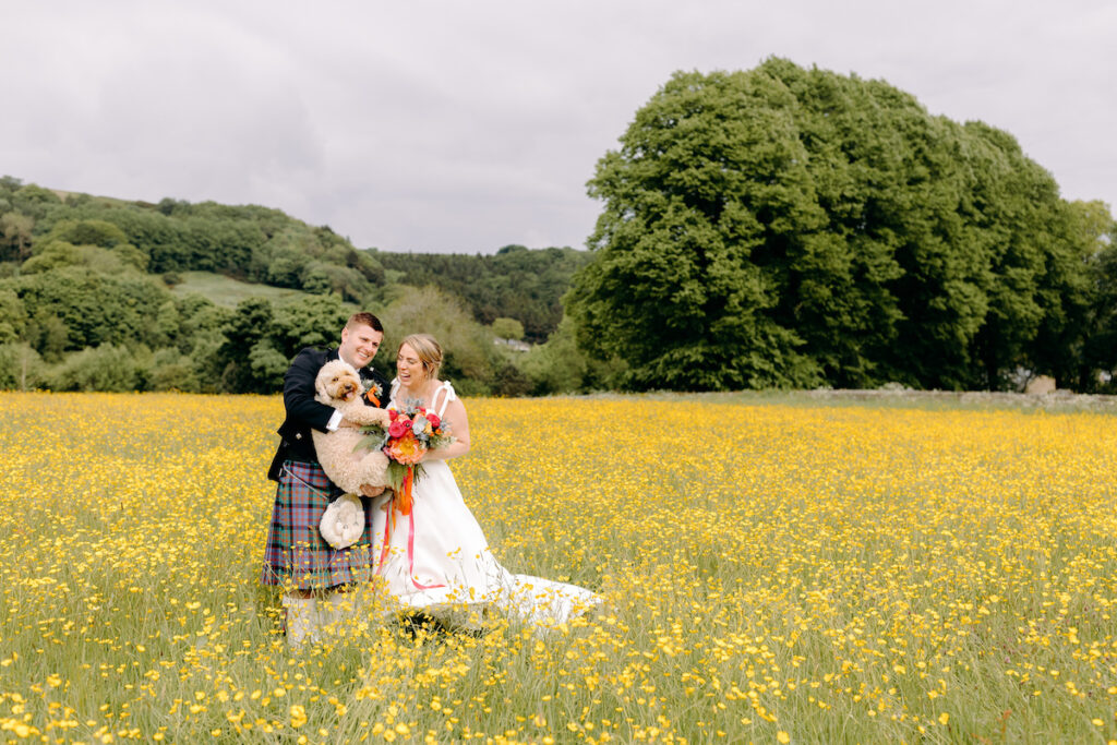 Eyam Hall Wedding Photography dog friendly wedding venue