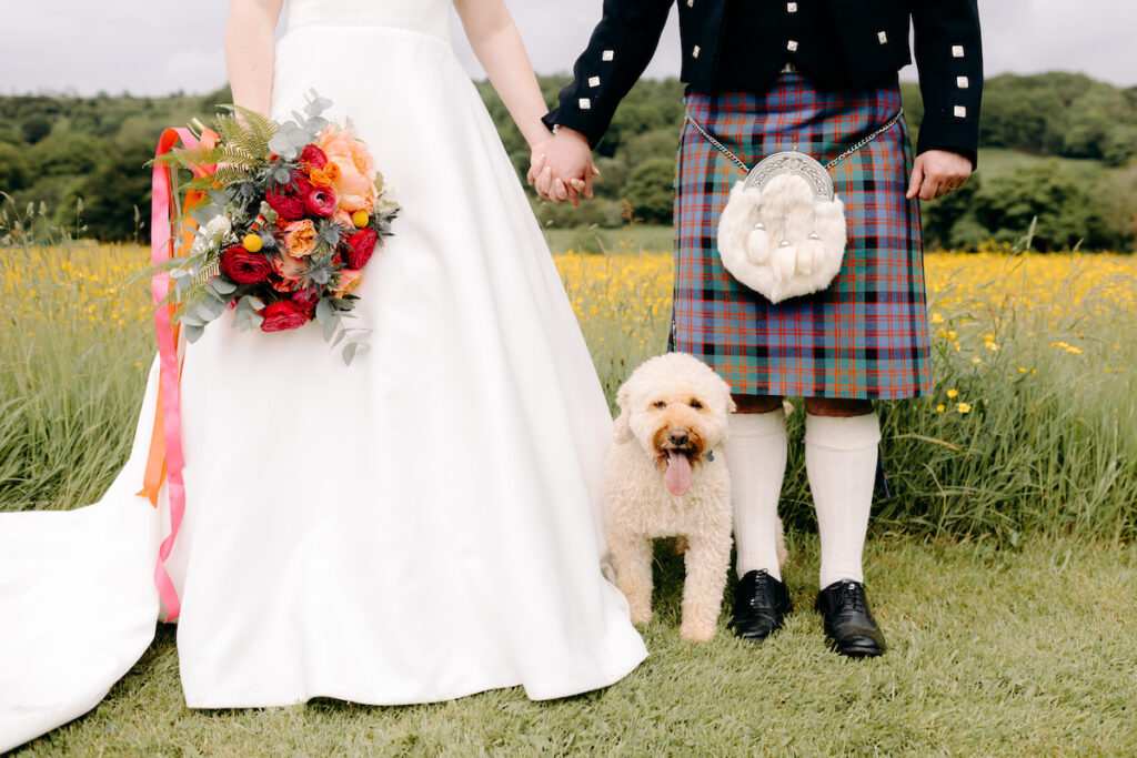 Eyam Hall Wedding Photography dog friendly wedding venue
