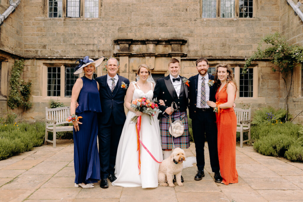 natural wedding photographer in the peak district, at eyam hall weddings