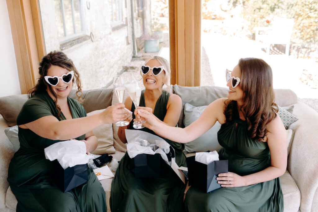 Natural wedding photography at Bridal prep in Buxton