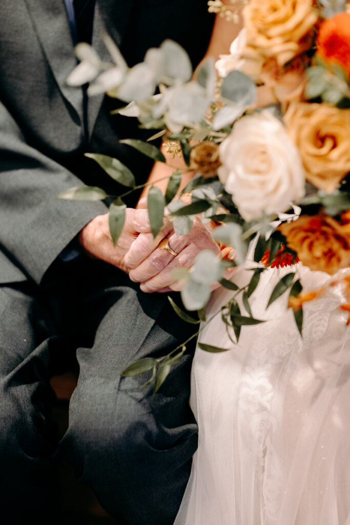 natural wedding photography at october wedding at the white hart inn in derbyshire
