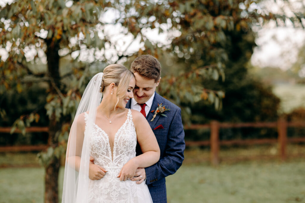 natural wedding photography at october wedding at the white hart inn in derbyshire