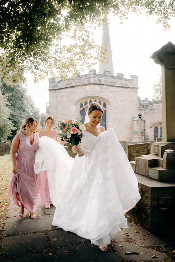 natural wedding photography in ashover, derbyshire