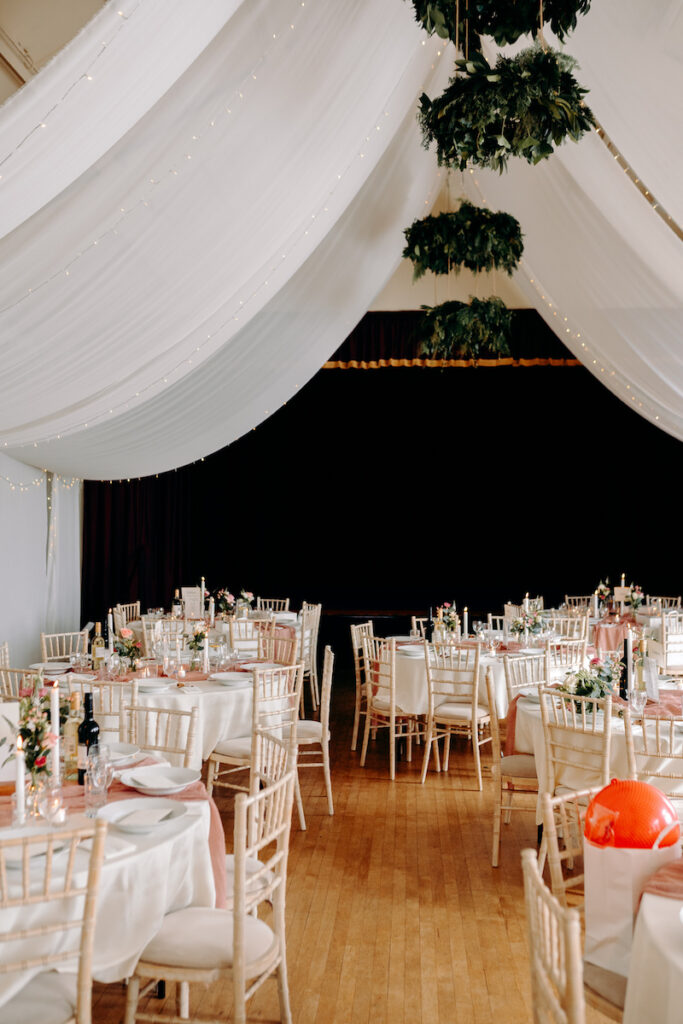diy village hall wedding in ashover derbyshire
