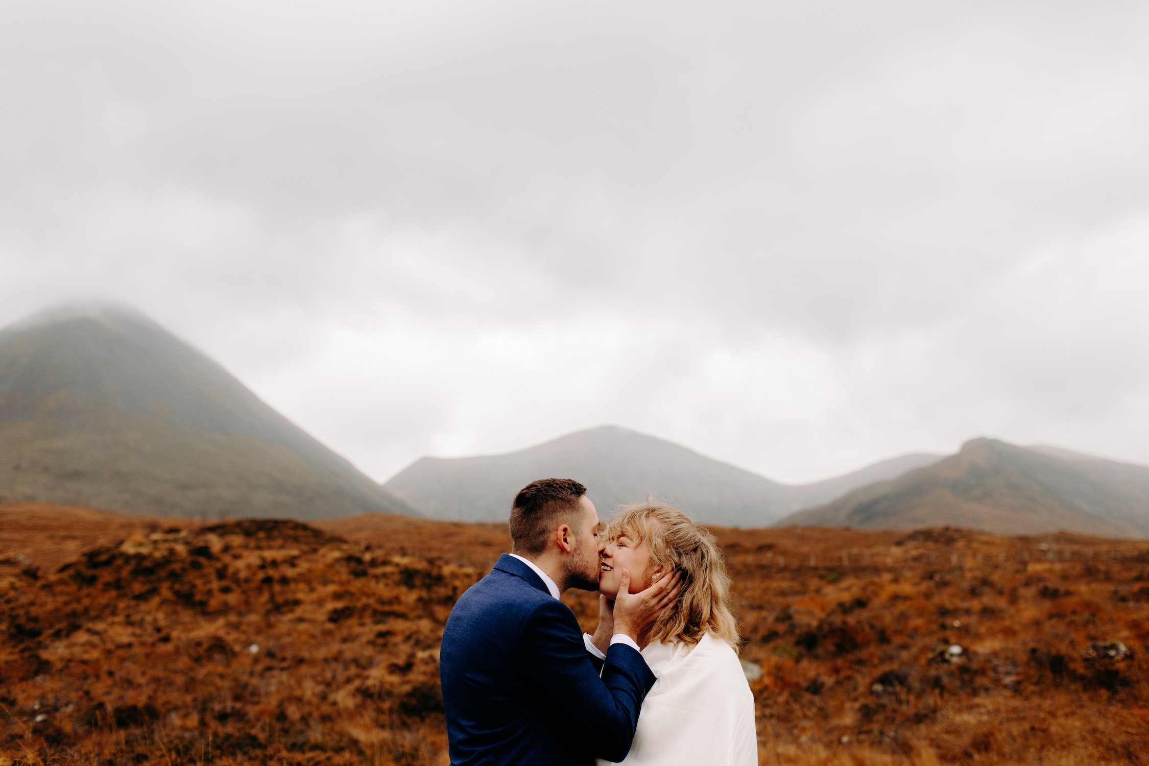 natural elopement photography on isle of skye