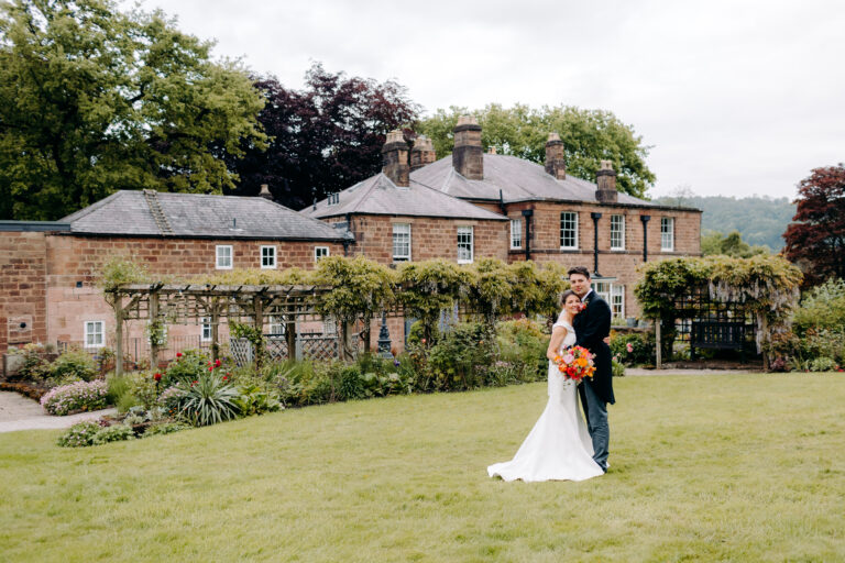 A stylishly colourful wedding at Oakhill, Cromford