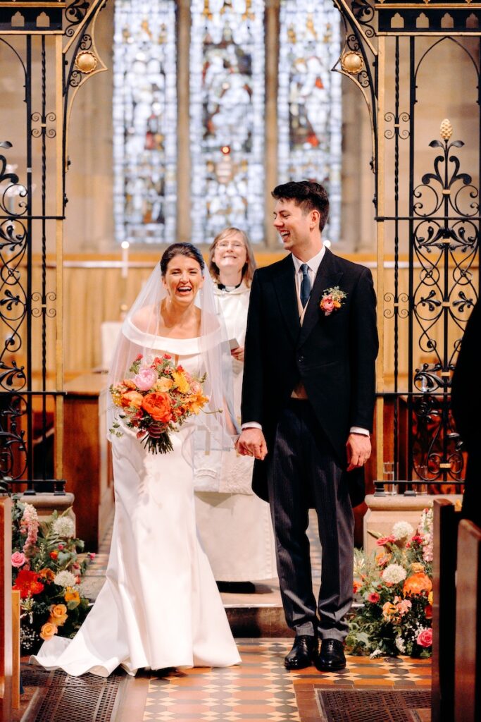 natural church wedding photos in derbyshire
