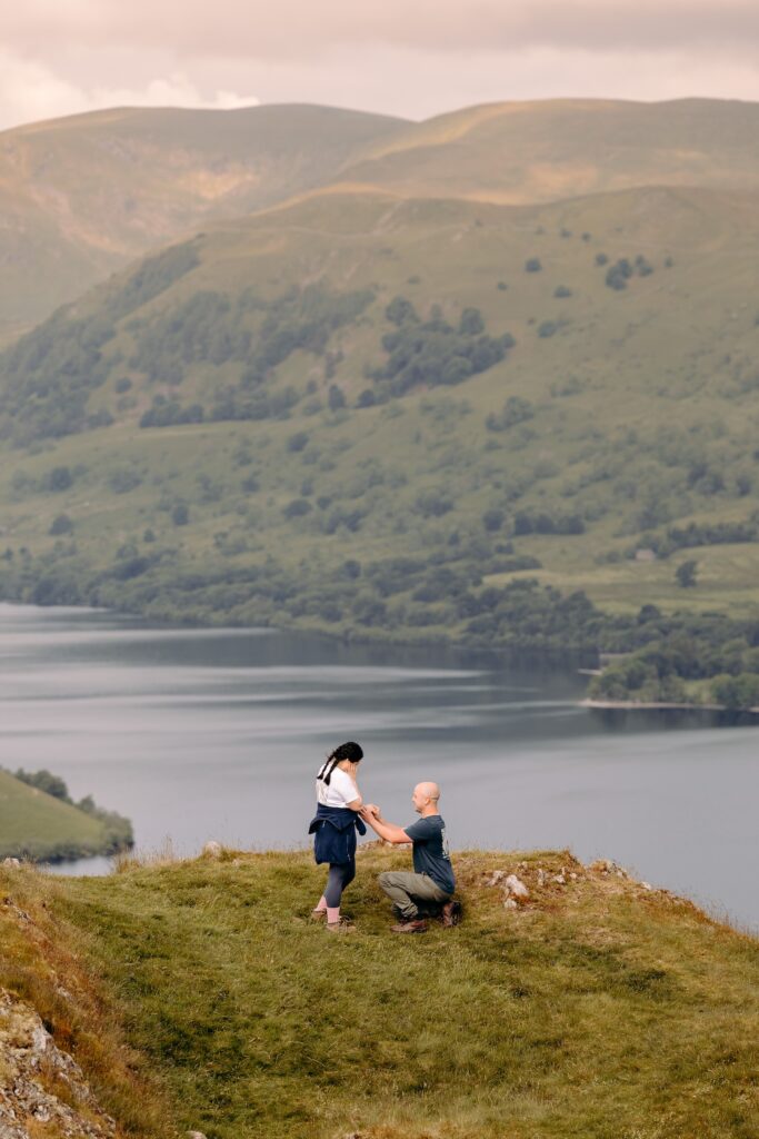 secret proposal photography in the lake district national park