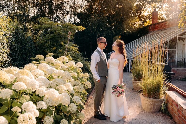 A colourful summer wedding in Pippley Walled Garden